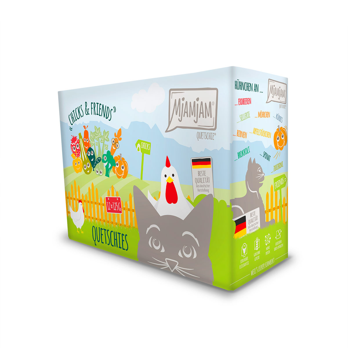MjAMjAM Chicks &amp; Friends Box 12x125g