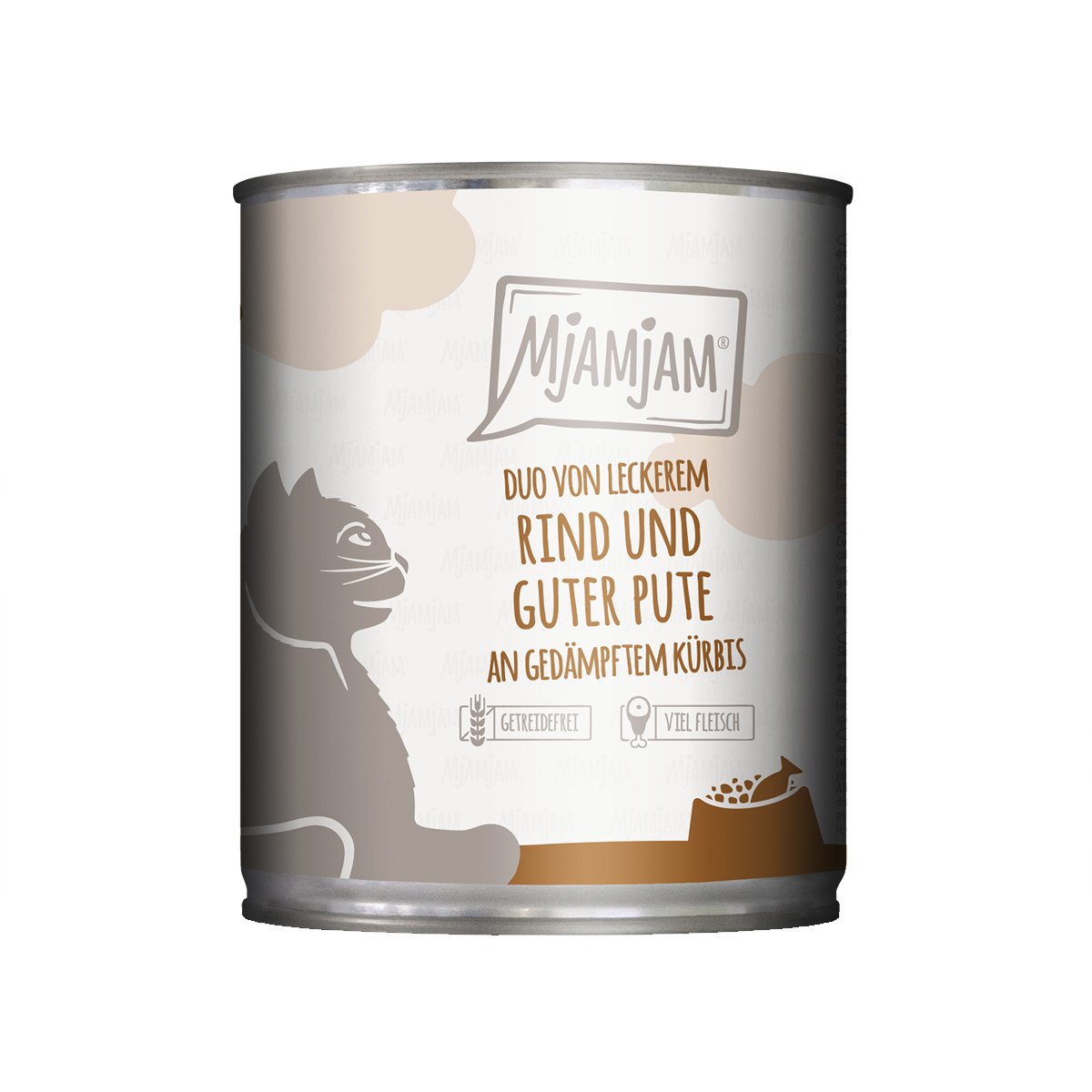 MjAMjAM – DUO von Rind & Pute an Kürbis 24x800g