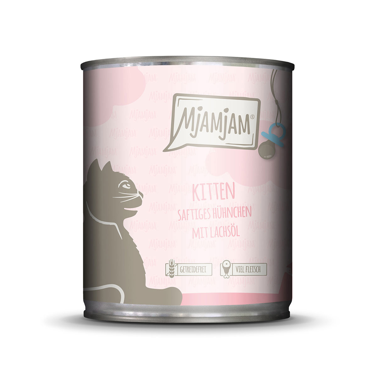 MjAMjAM – Kitten saftiges Hühnchen mit Lachsöl 6x800g