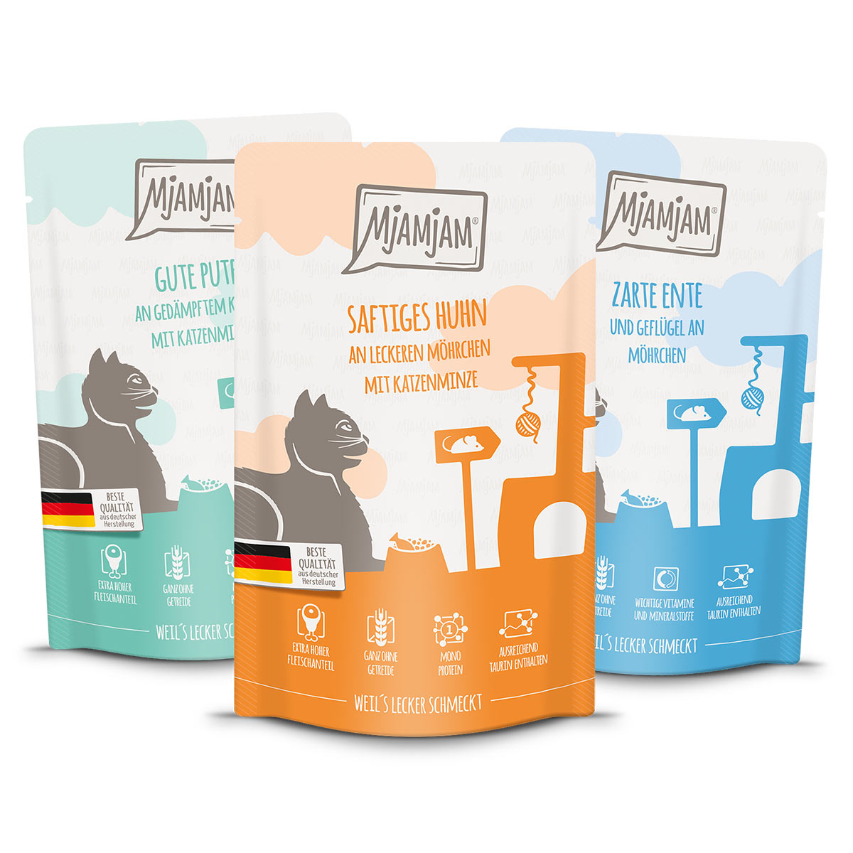 MjAMjAM Quetschie zkušební balení 4, 12 × 125 g