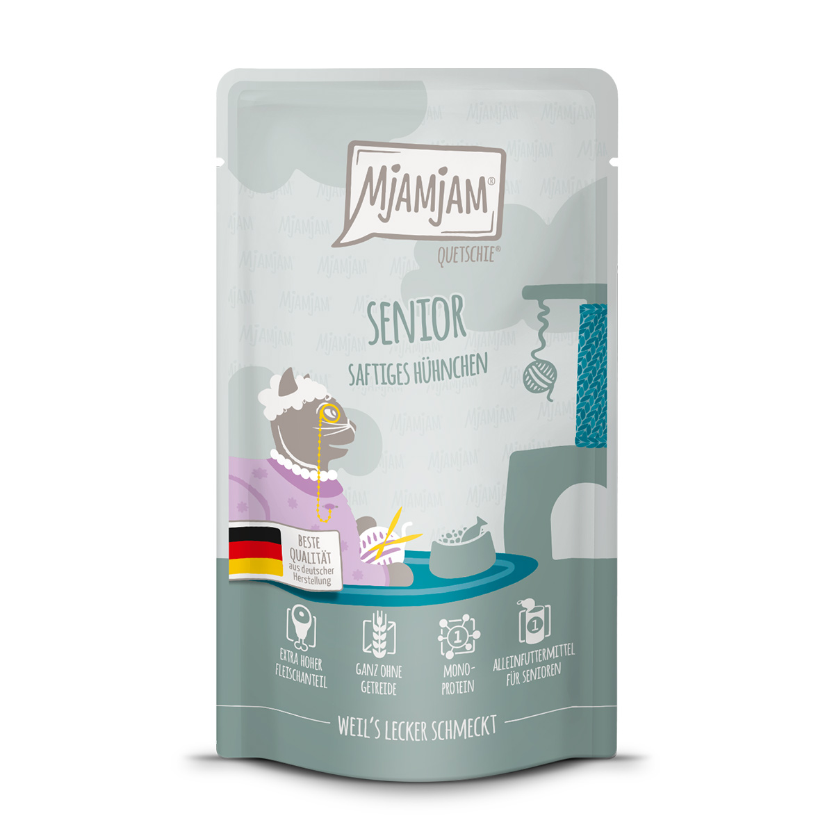 MjAMjAM Quetschie Senior saftiges Hühnchen