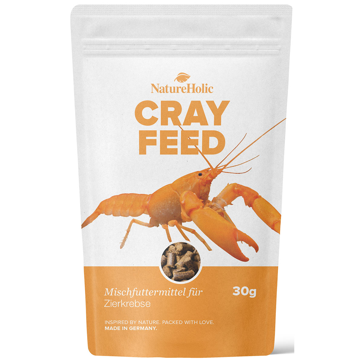 Levně NatureHolic Cray Feed Krebsfeed krmivo pro raky, 30 g