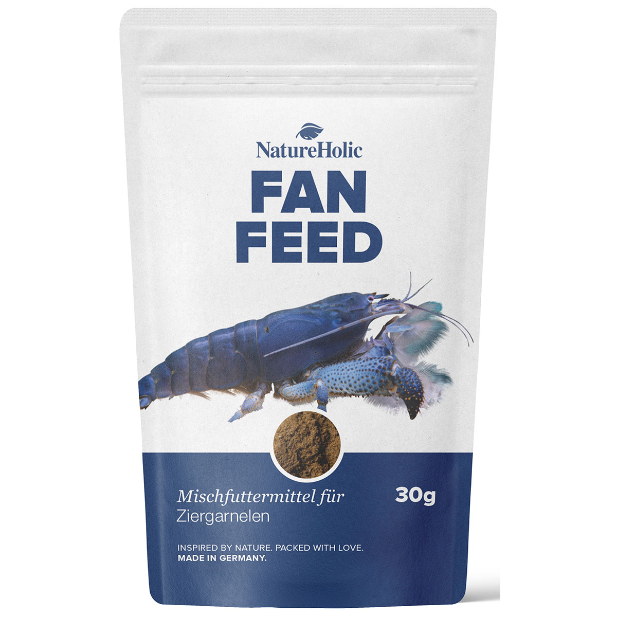 Levně NatureHolic – Fan Feed krmivo pro vějířové krevety – 30 g