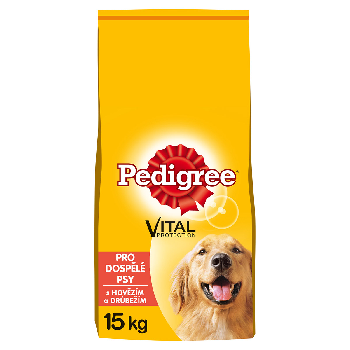 Pedigree Adult s hovězím a drůbežím 15 kg