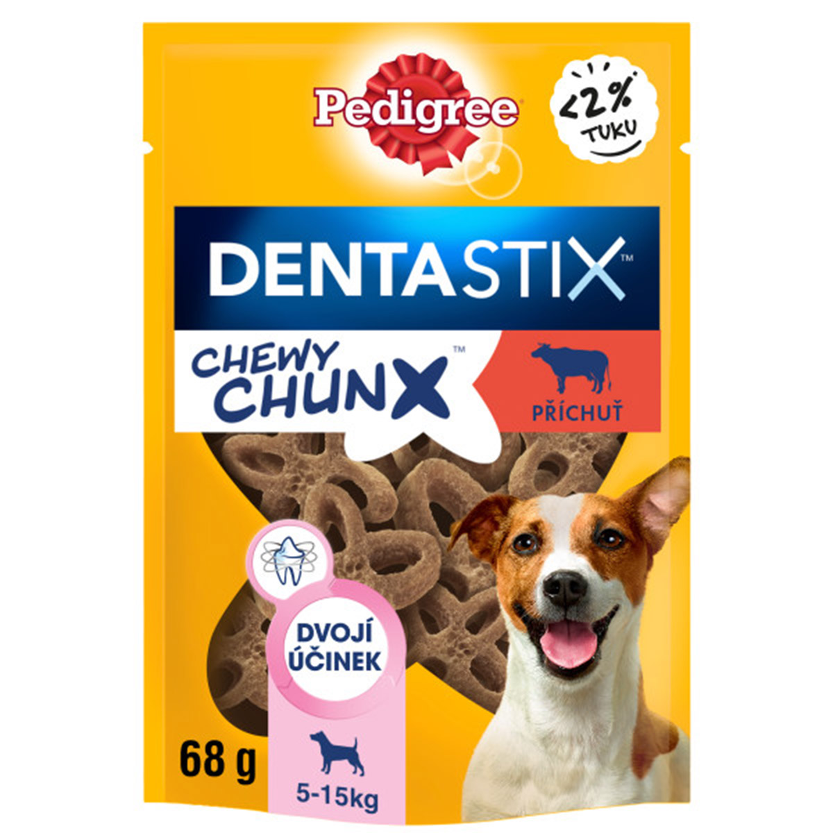 Levně Pedigree DentaStix Chewy Chunx hovězí Mini 10 x 68 g