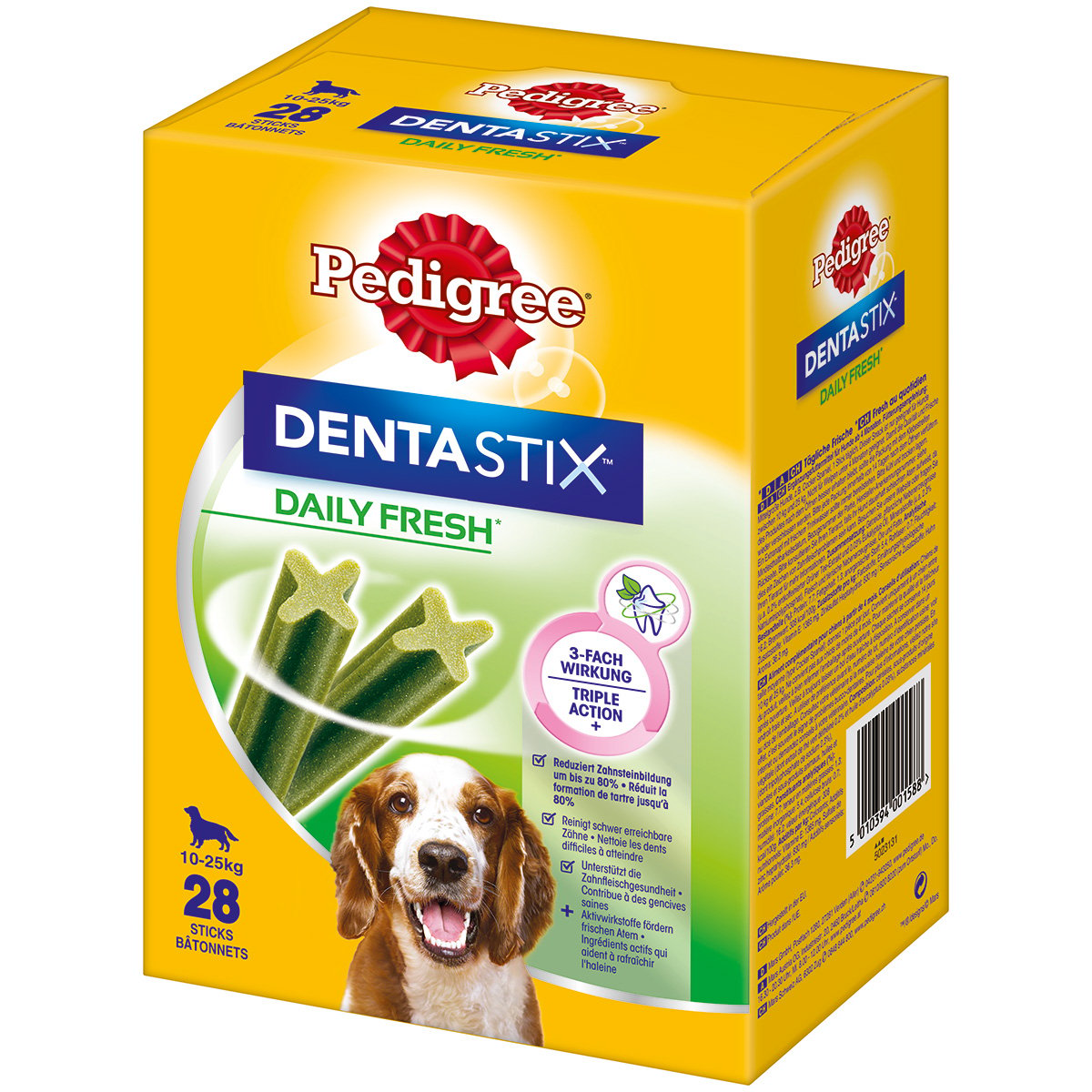 Pedigree DentaStix Fresh, 28 kusů Pro středně velké psy