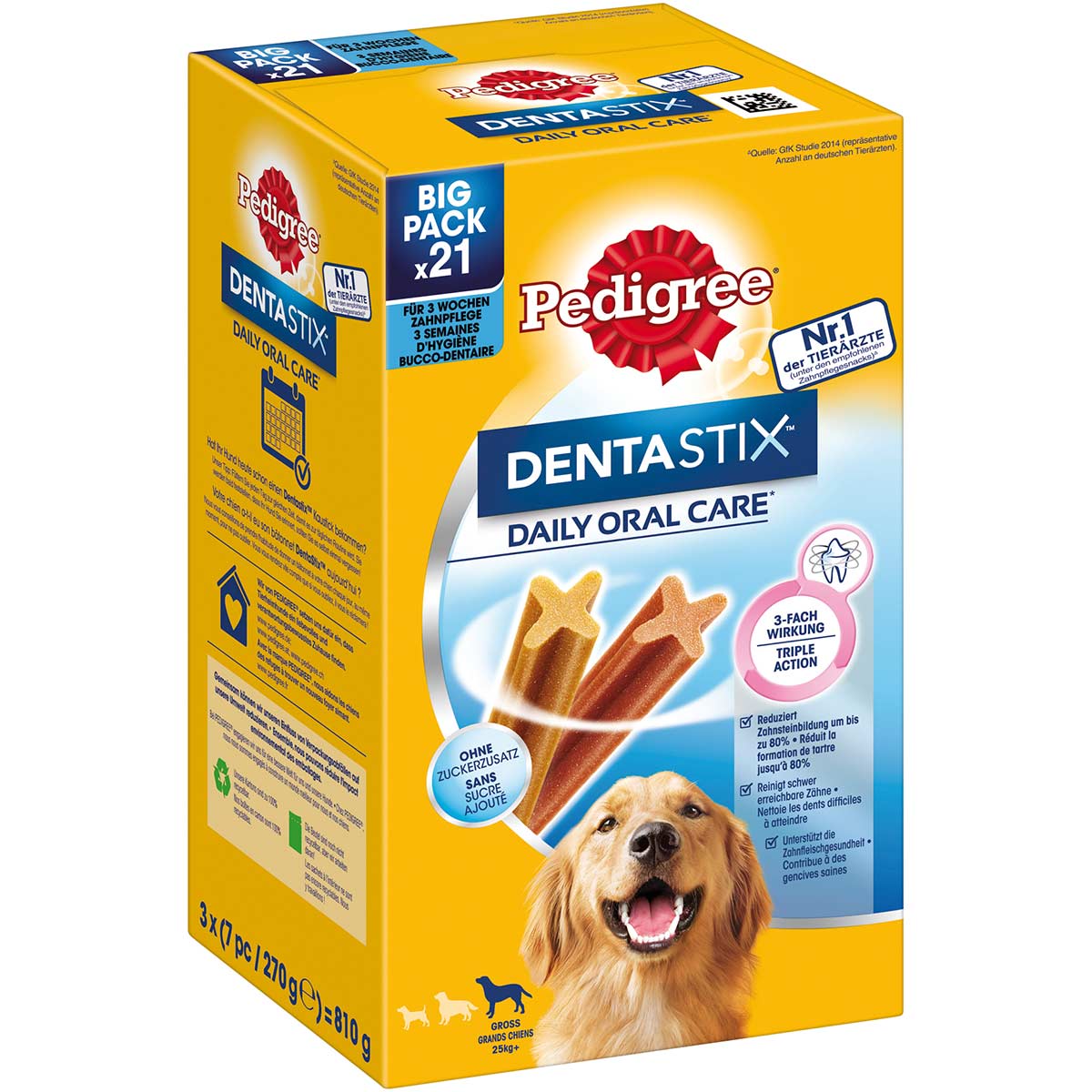 Pedigree DentaStix pro velké psy 21 kusů