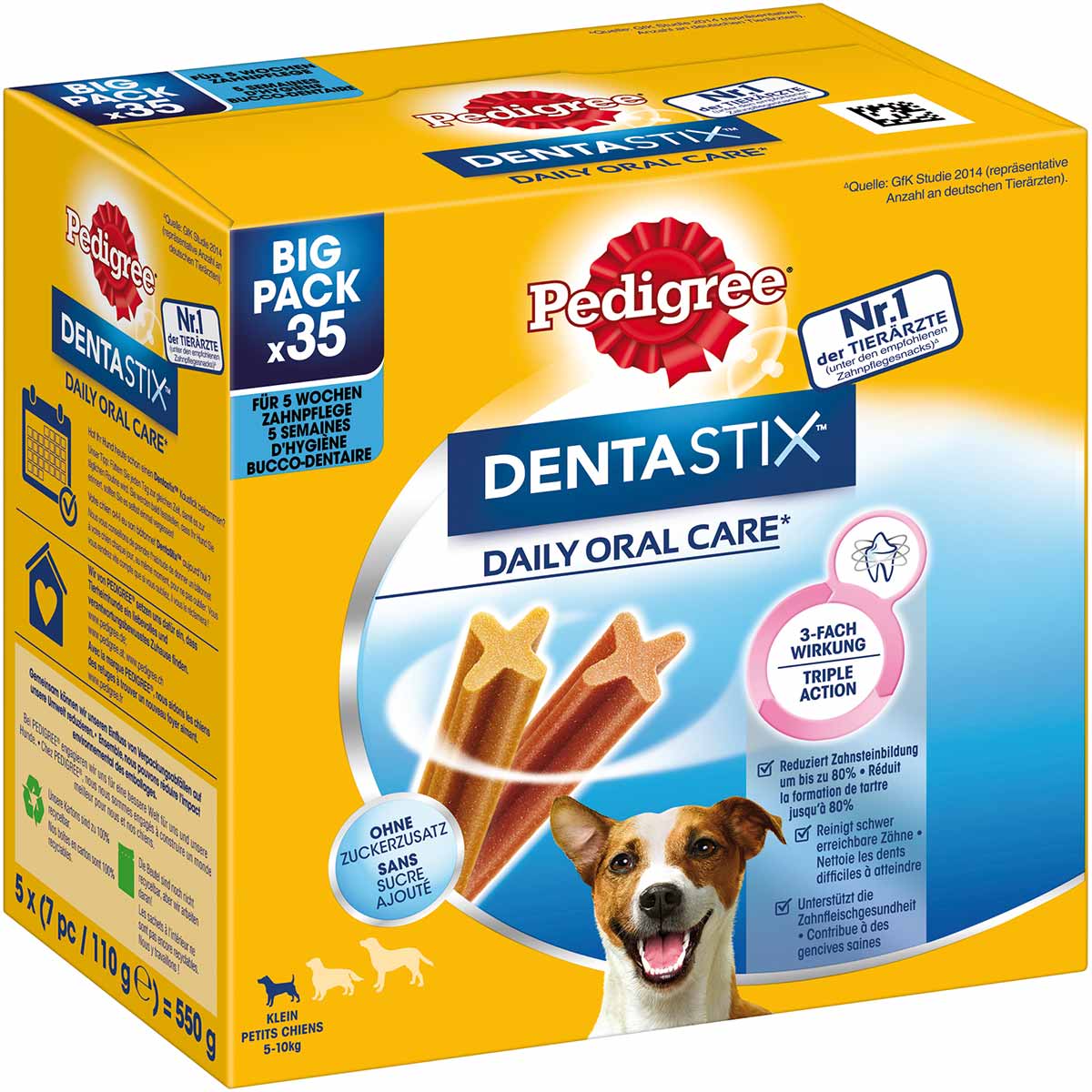 Levně Pedigree DentaStix pro malé psy 35 kusů