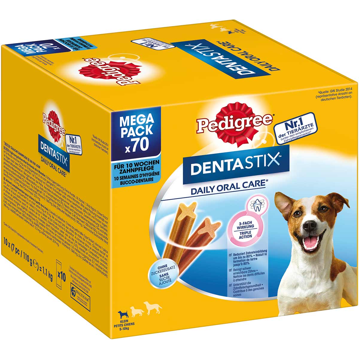 Levně Pedigree DentaStix pro malé psy 70 kusů