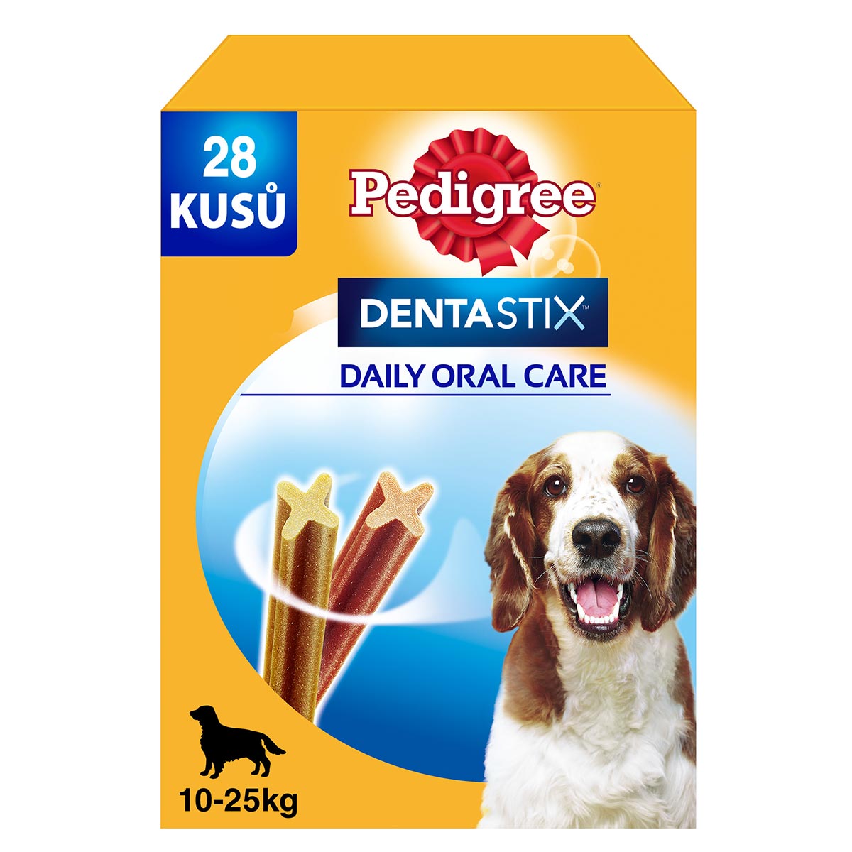 Levně Pedigree pochoutka DentaStix Medium 28 ks