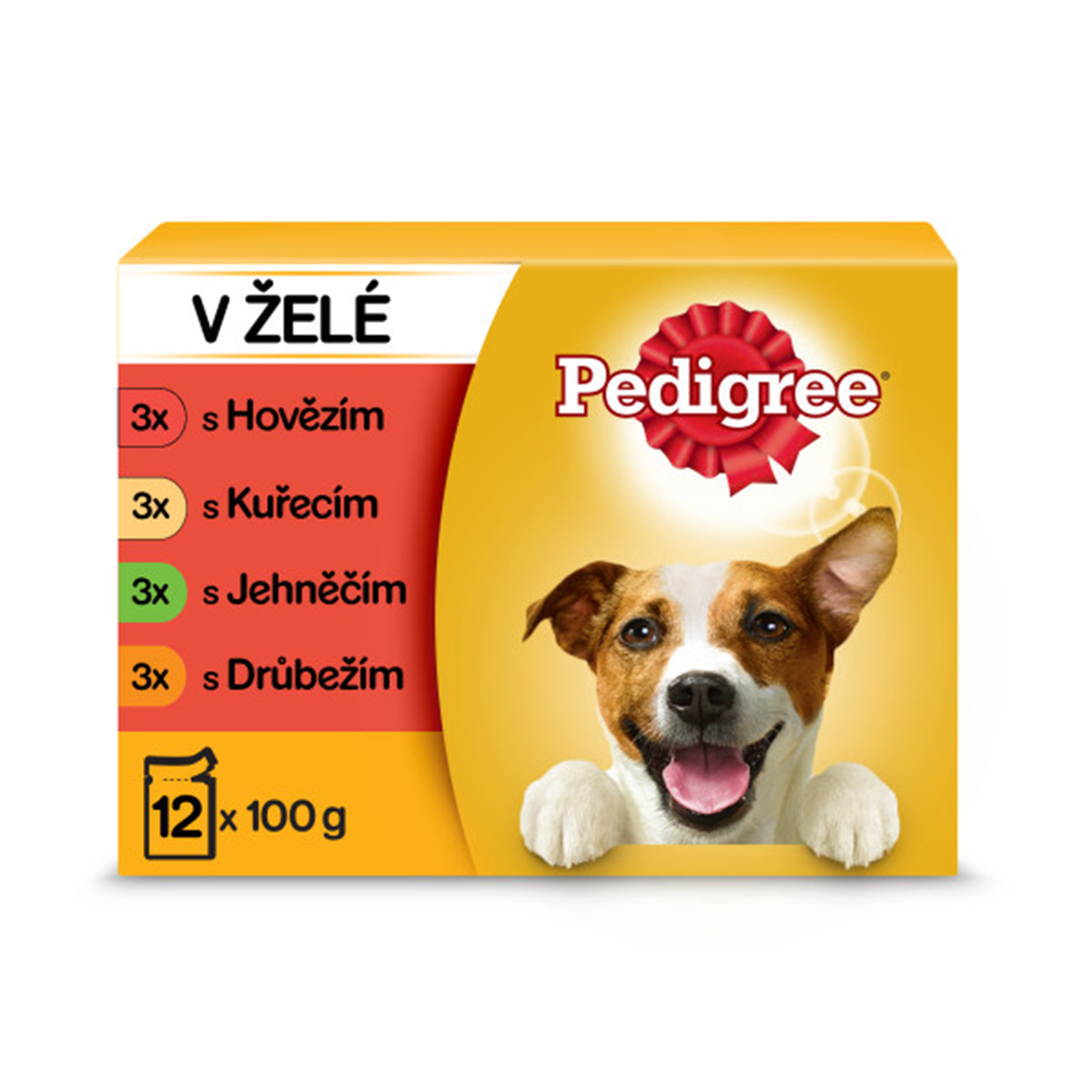 Pedigree kapsičky masový výběr v želé 48 x 100 g