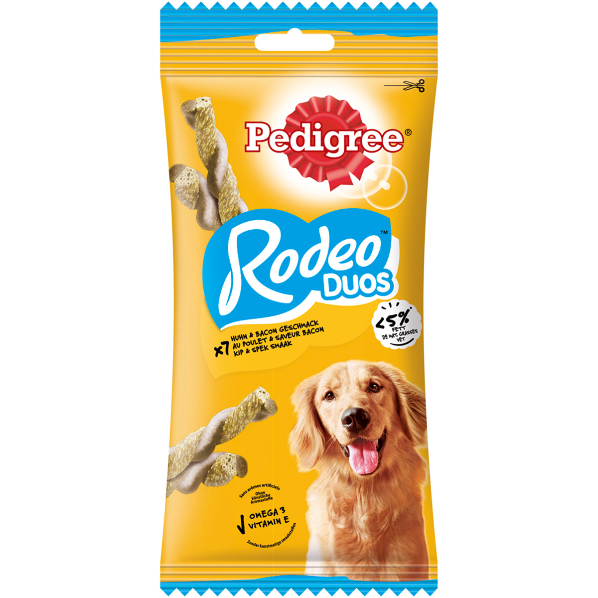 Pedigree® Rodeo – kuře a slanina 7 kusů