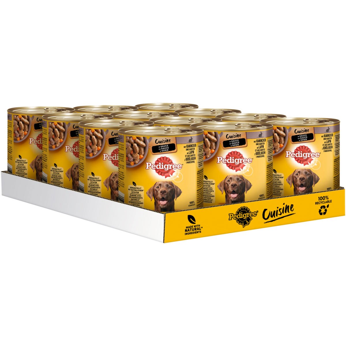 Levně PEDIGREE Cuisine omáčka z králíka a mrkve 12 × 800 g