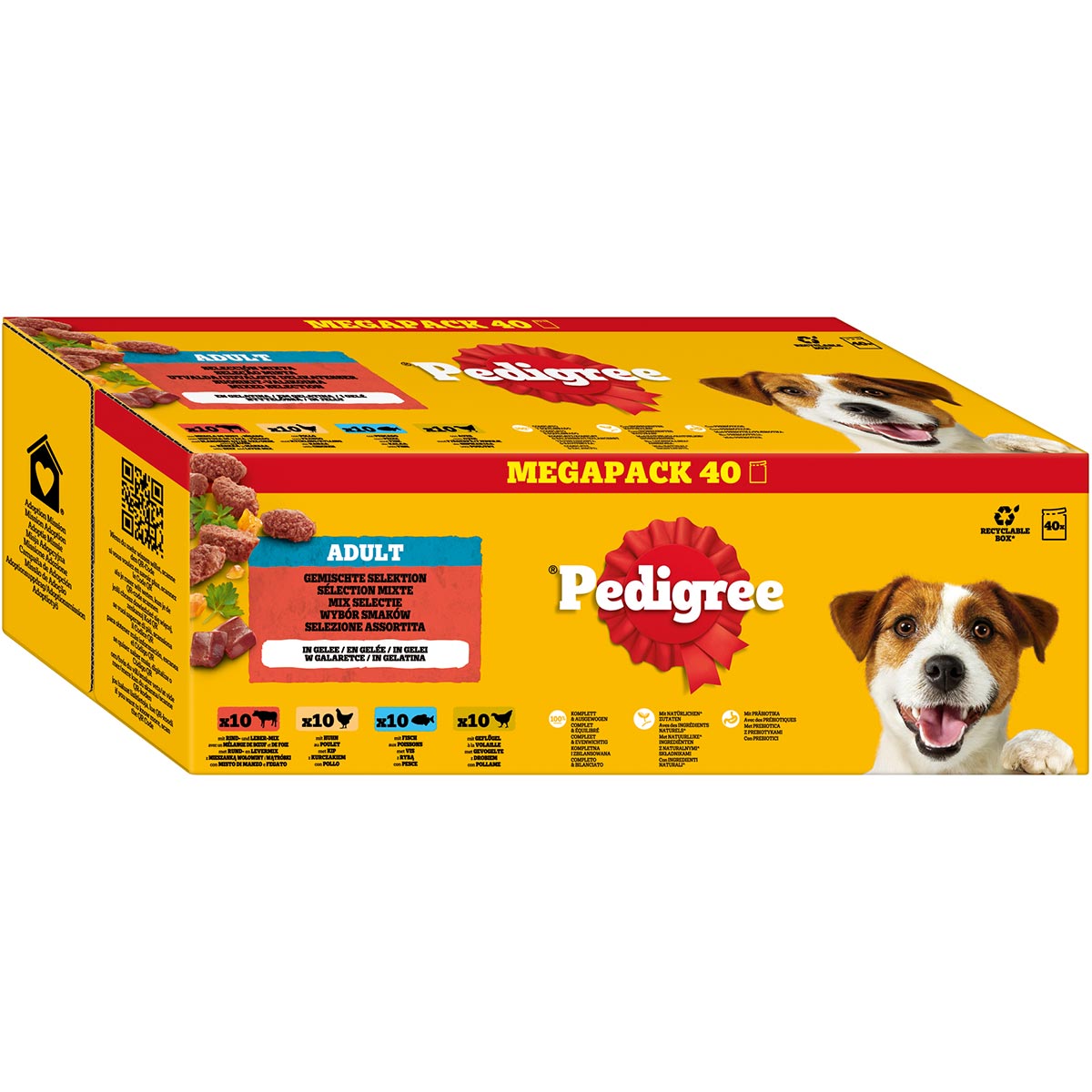 Pedigree Adult Gemischte Selektion in Gelee 40x100 g