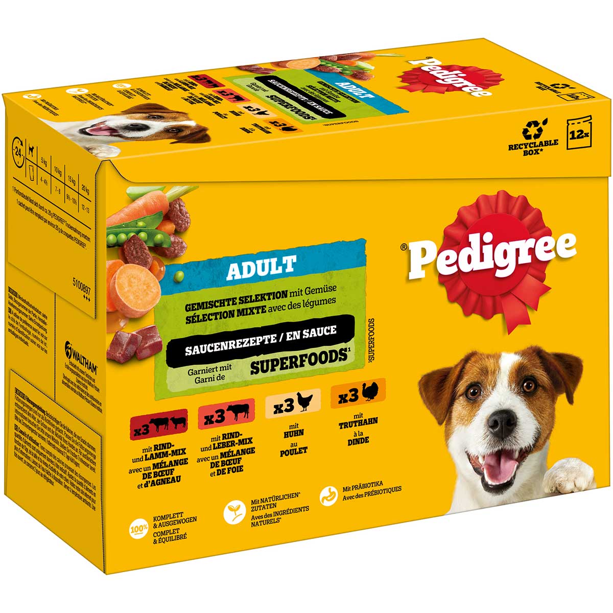 Pedigree Adult Gemischte Selektion in Sauce