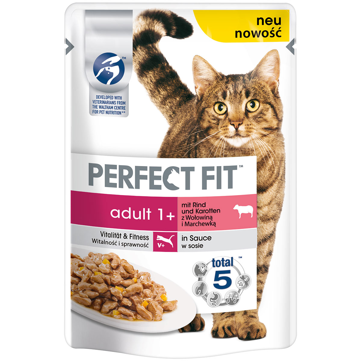 Perfect Fit Adult s hovězím masem a mrkví 12 × 85 g