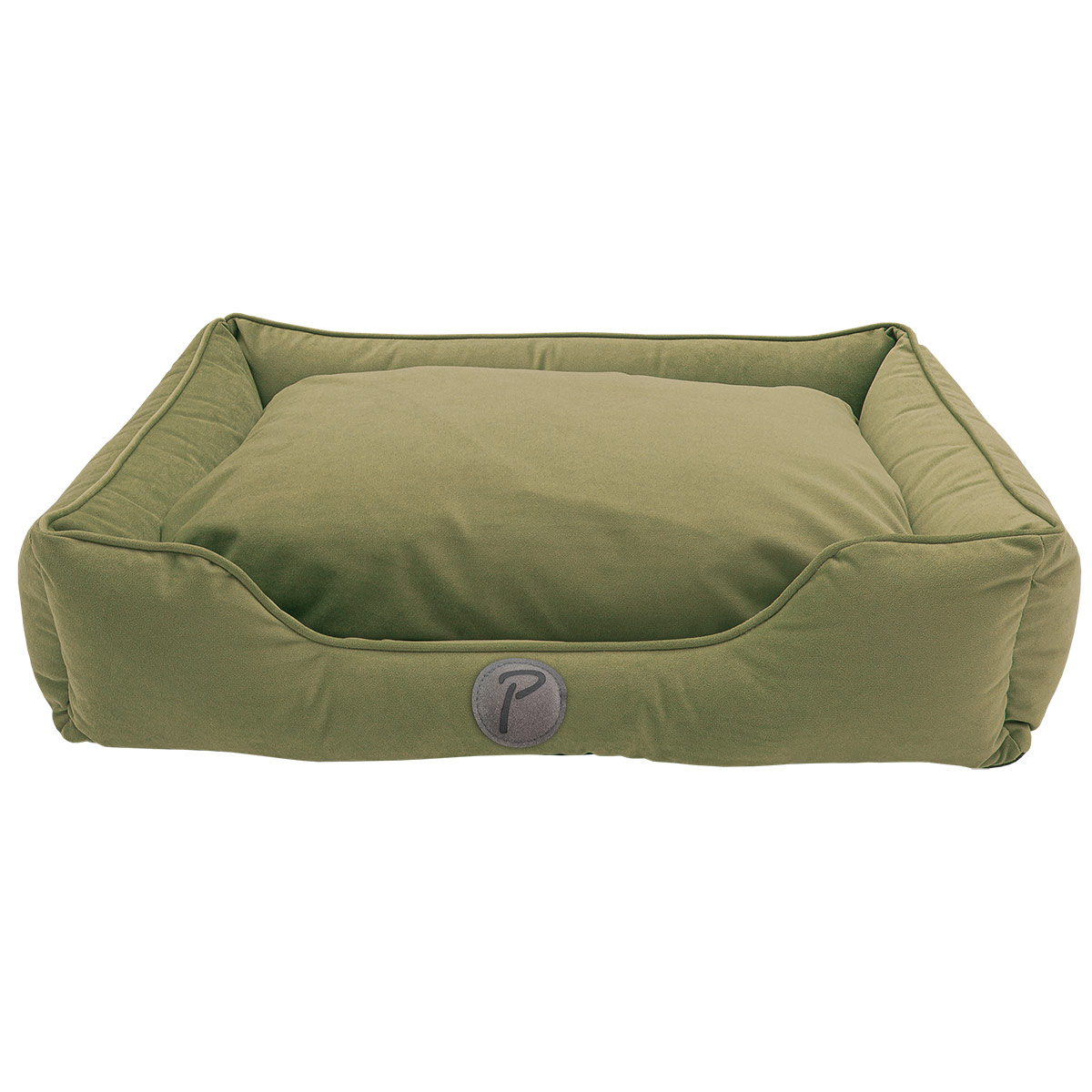 Petlando Paul pelíšek pro psy, olivově zelený L 110 × 80 × 20 cm