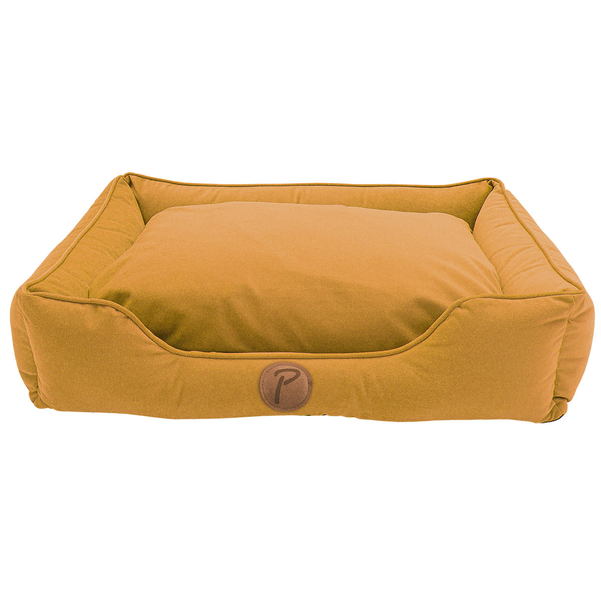 Levně Petlando Paul pelíšek pro psy, hořčicově žlutý L 110 × 80 × 20 cm