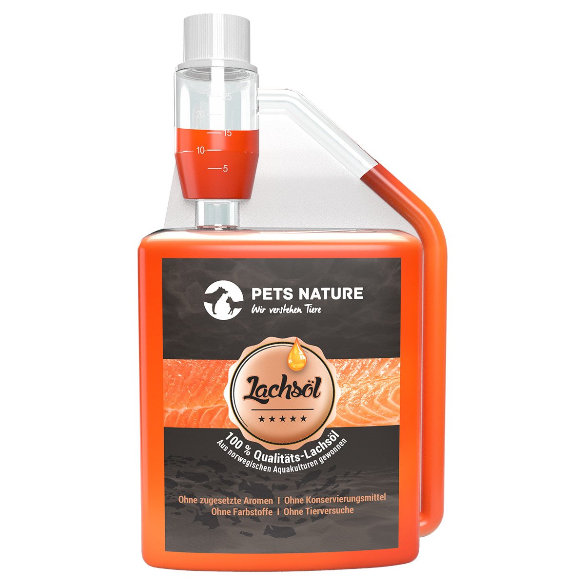 Levně Pets Nature lososový olej 250 ml