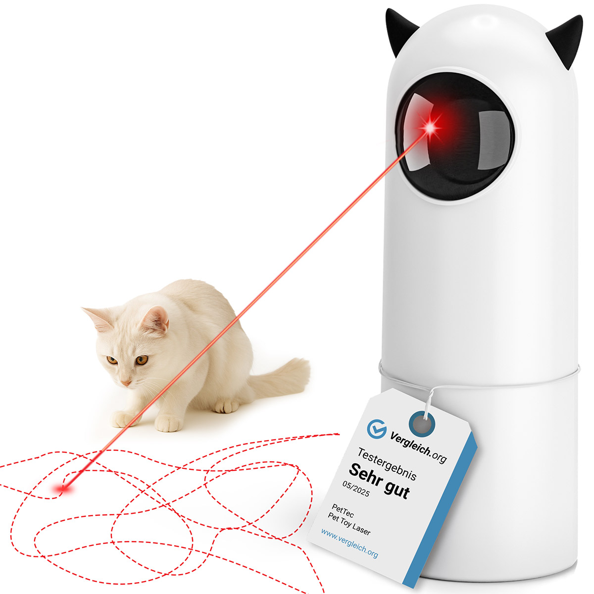 PetTec Katzenspielzeug Laserpointer