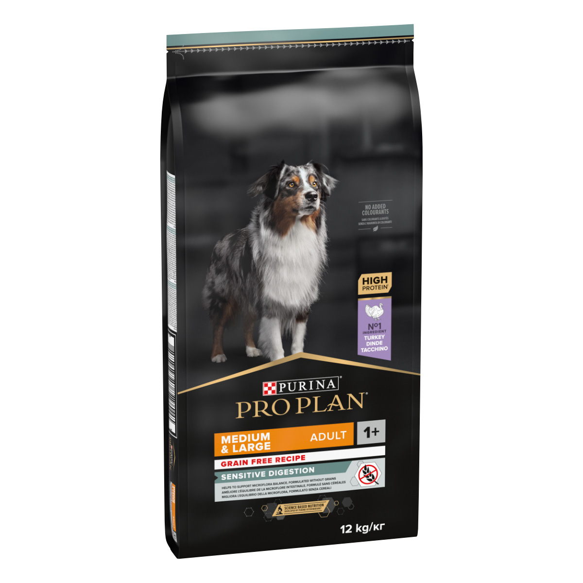 Levně PURINA PRO PLAN Medium & Large Adult OPTIDIGEST s vysokým obsahem krocana, 2,5 kg 12 kg