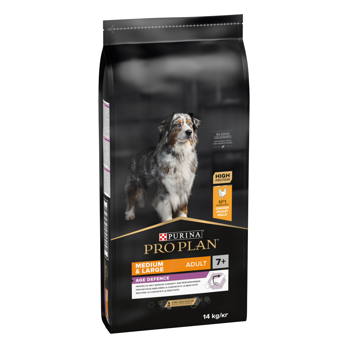 Levně Pro Plan DOG Medium & Large Adult 7+ s OPTIAGE s velkým množstvím kuřecího masa 14 kg