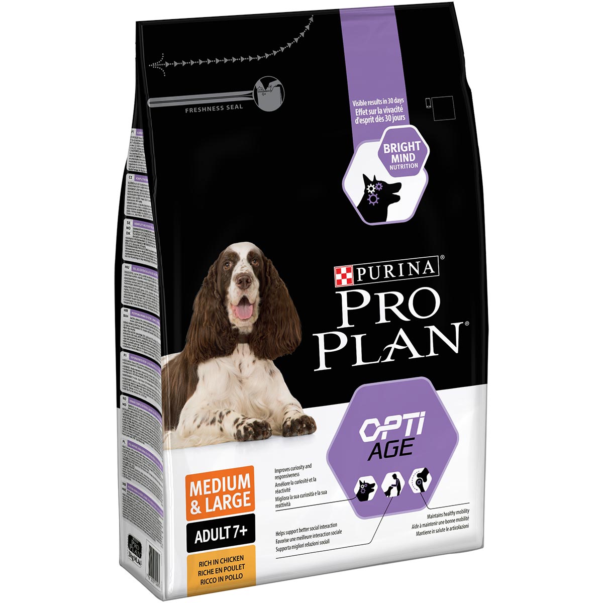 Pro Plan OPTIAGE reich an Huhn für ausgewachsene Hunde 7+ 2x3kg