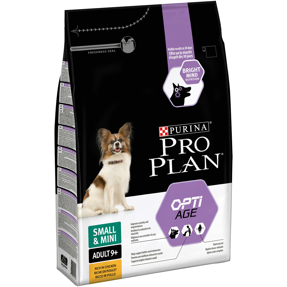 Pro Plan OPTIAGE reich an Huhn für alternde Hunde 4x3kg