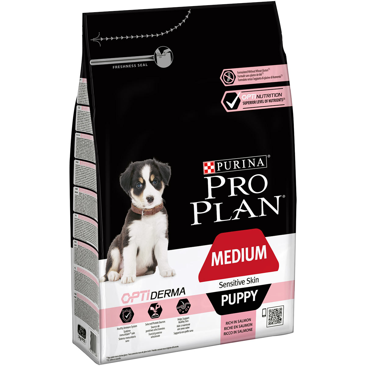 Pro Plan OPTIDERMA reich an Lachs für Welpen mit sensibler Haut 2x3kg