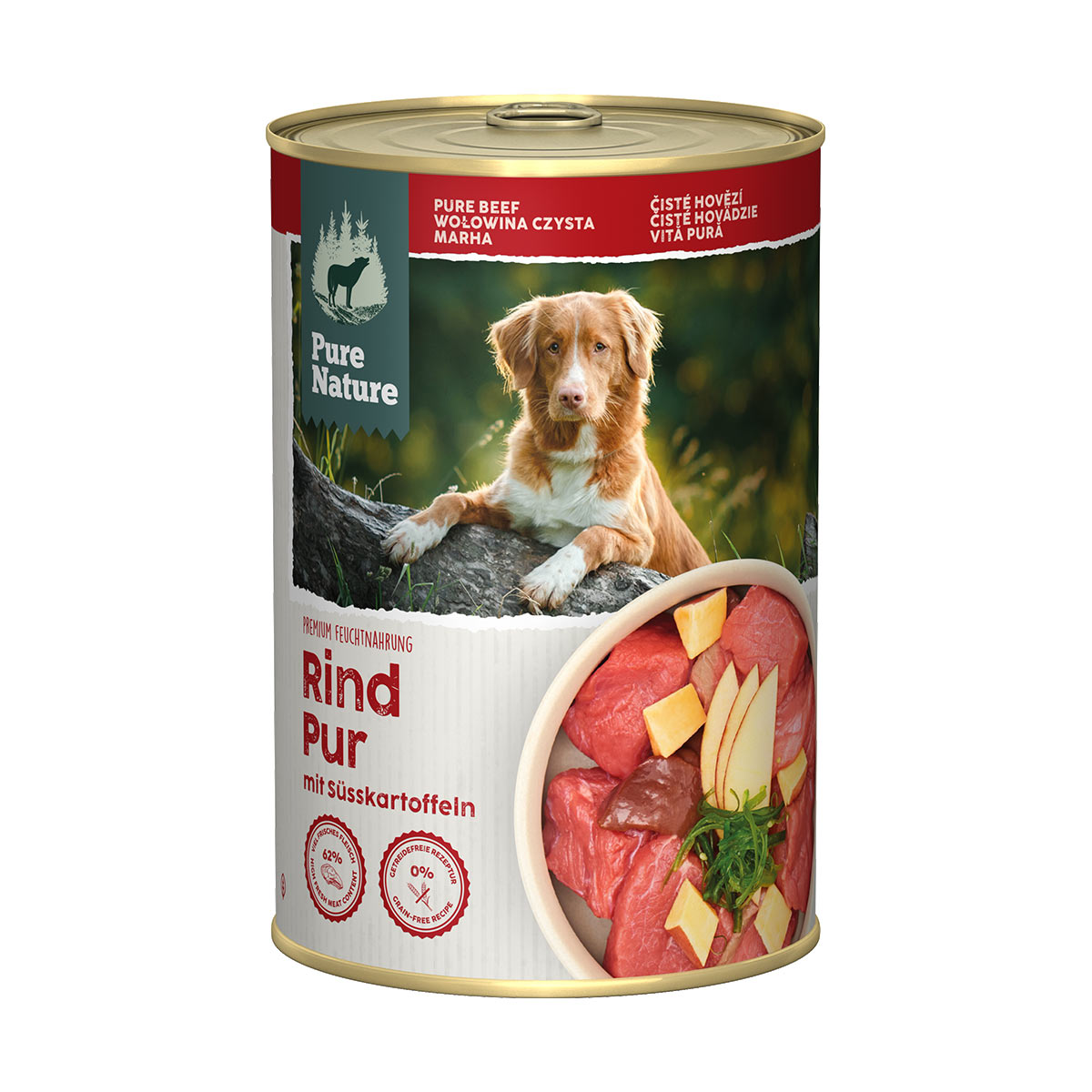Pure Nature ADULT čisté hovězí maso s batáty 6 × 400 g