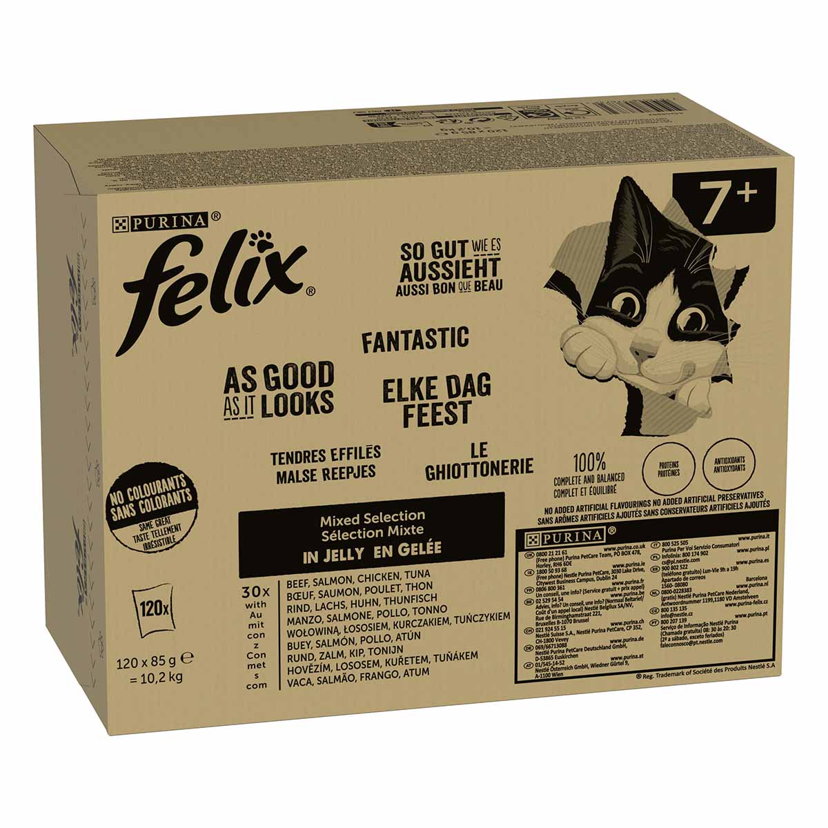 FELIX So gut wie es aussieht in Gelee Senior Gemischte Vielfalt 120x85g