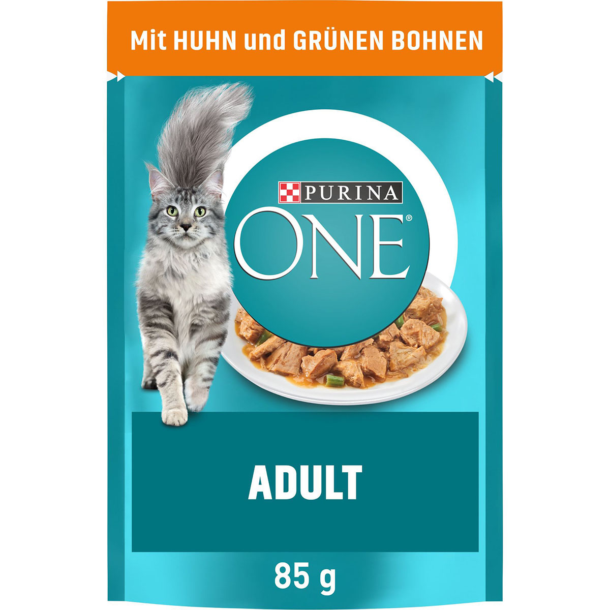 Levně Purina ONE Adult s kuřecím masem a zelenými fazolemi, 24 x 85 g