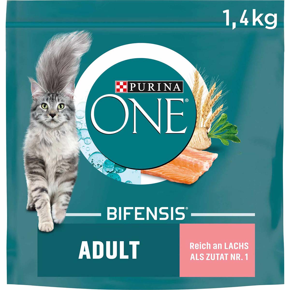 Levně PURINA ONE BIFENSIS Adult losos 1,4 kg