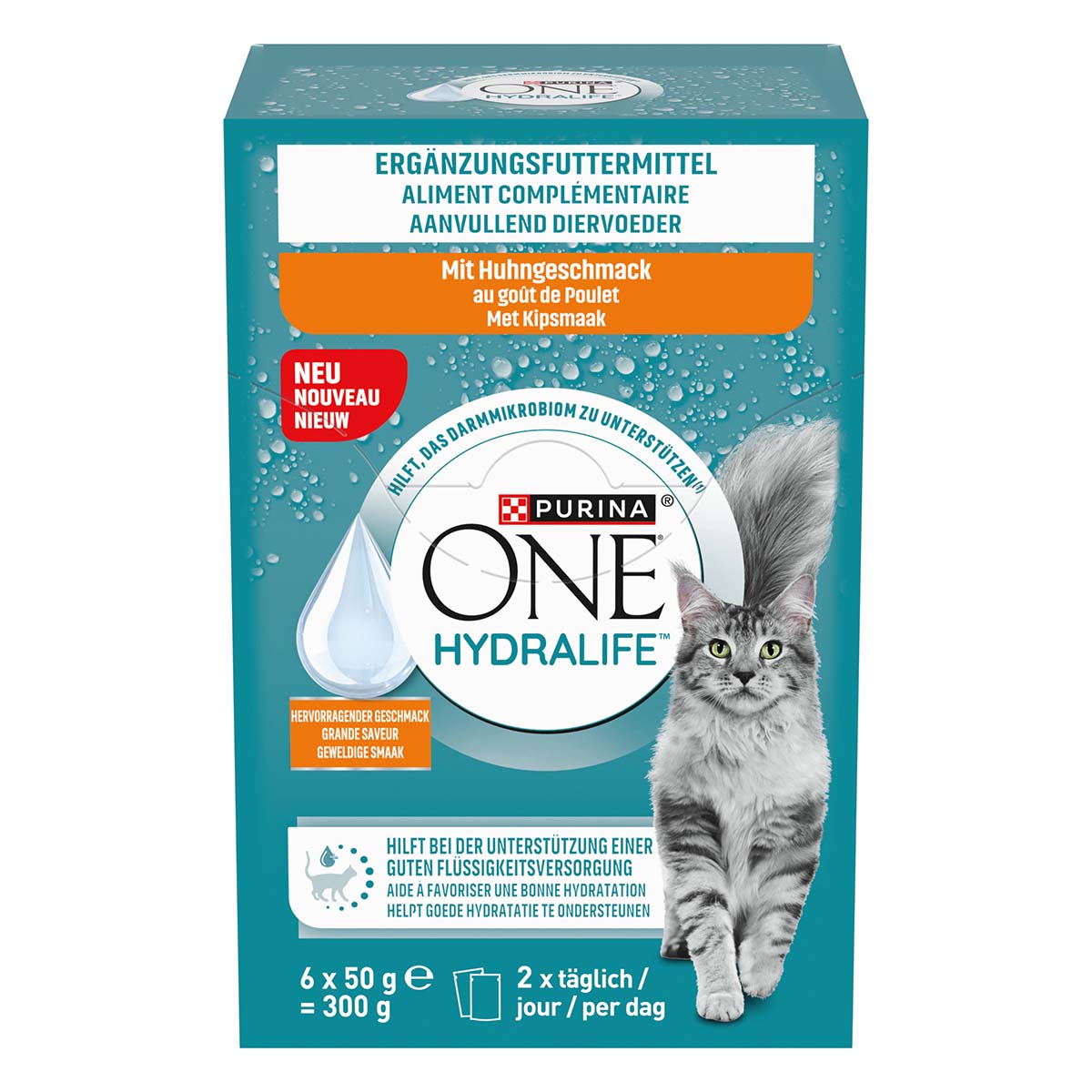 PURINA ONE HYDRALIFE Huhn 6x50 g
