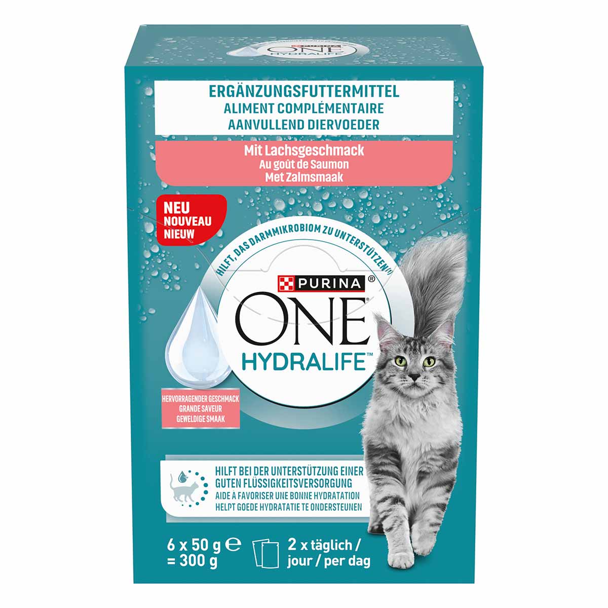 PURINA ONE HYDRALIFE Lachs 6x50 g