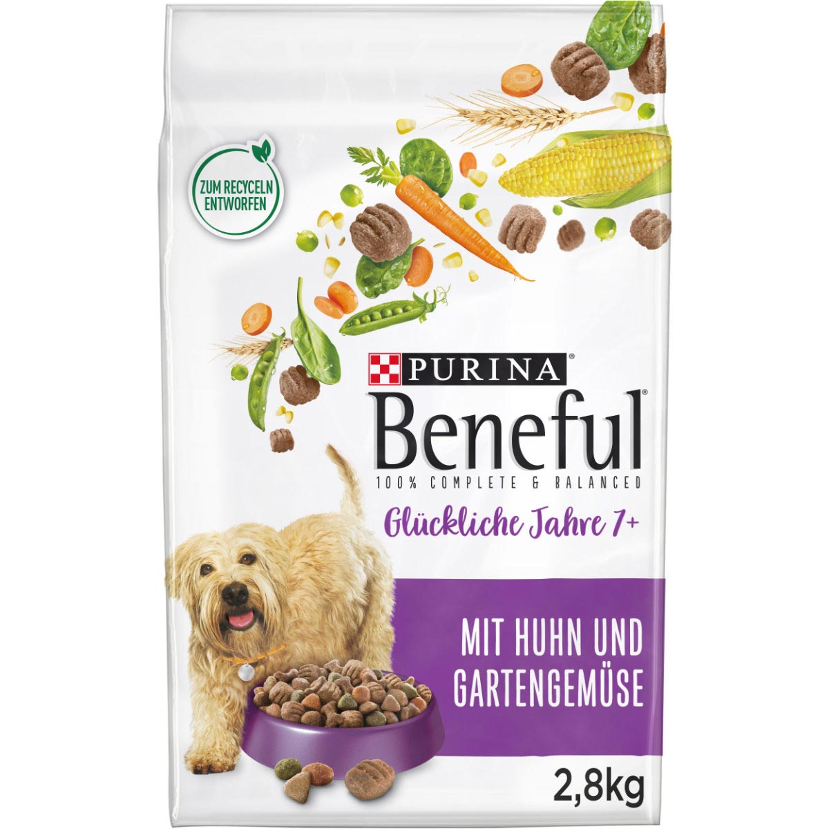 Levně PURINA BENEFUL Glückliche Jahre 7+, kuřecí maso & zelenina 2,8 kg