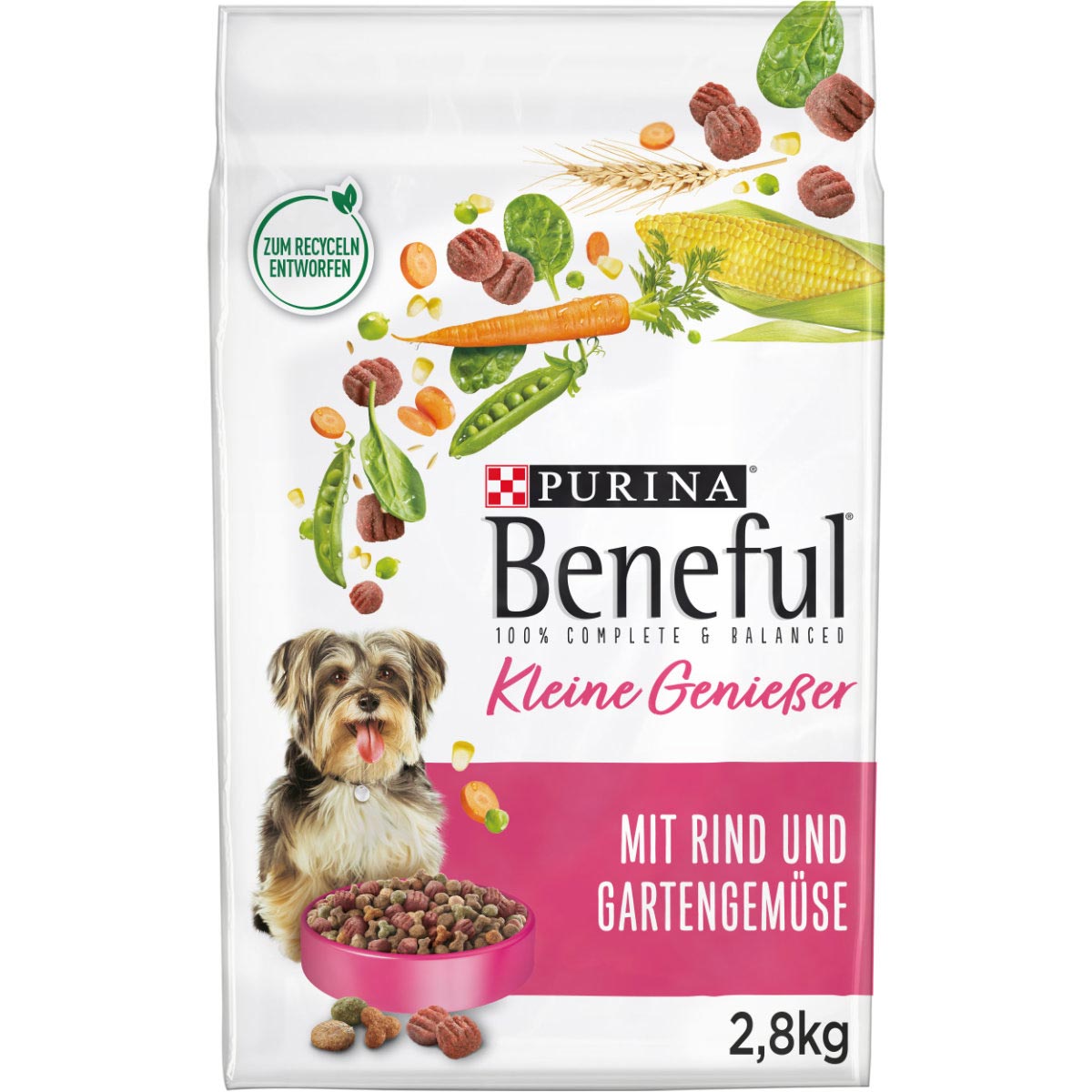 Levně PURINA BENEFUL Kleine Genießer, hovězí maso se zeleninou 2,8 kg