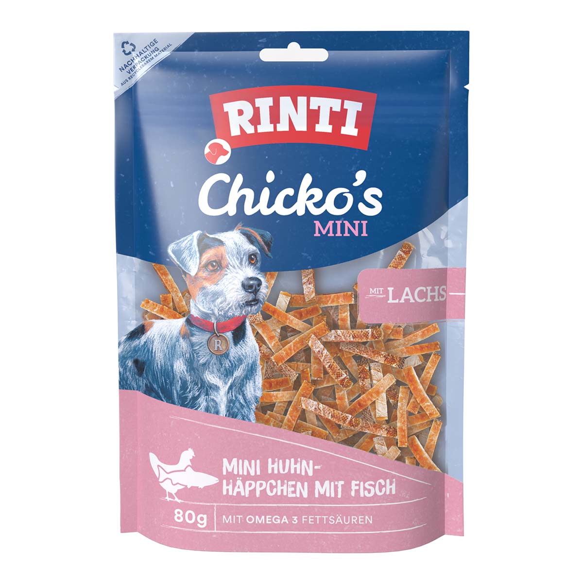 RINTI Chicko Mini Häppchen mit Lachs