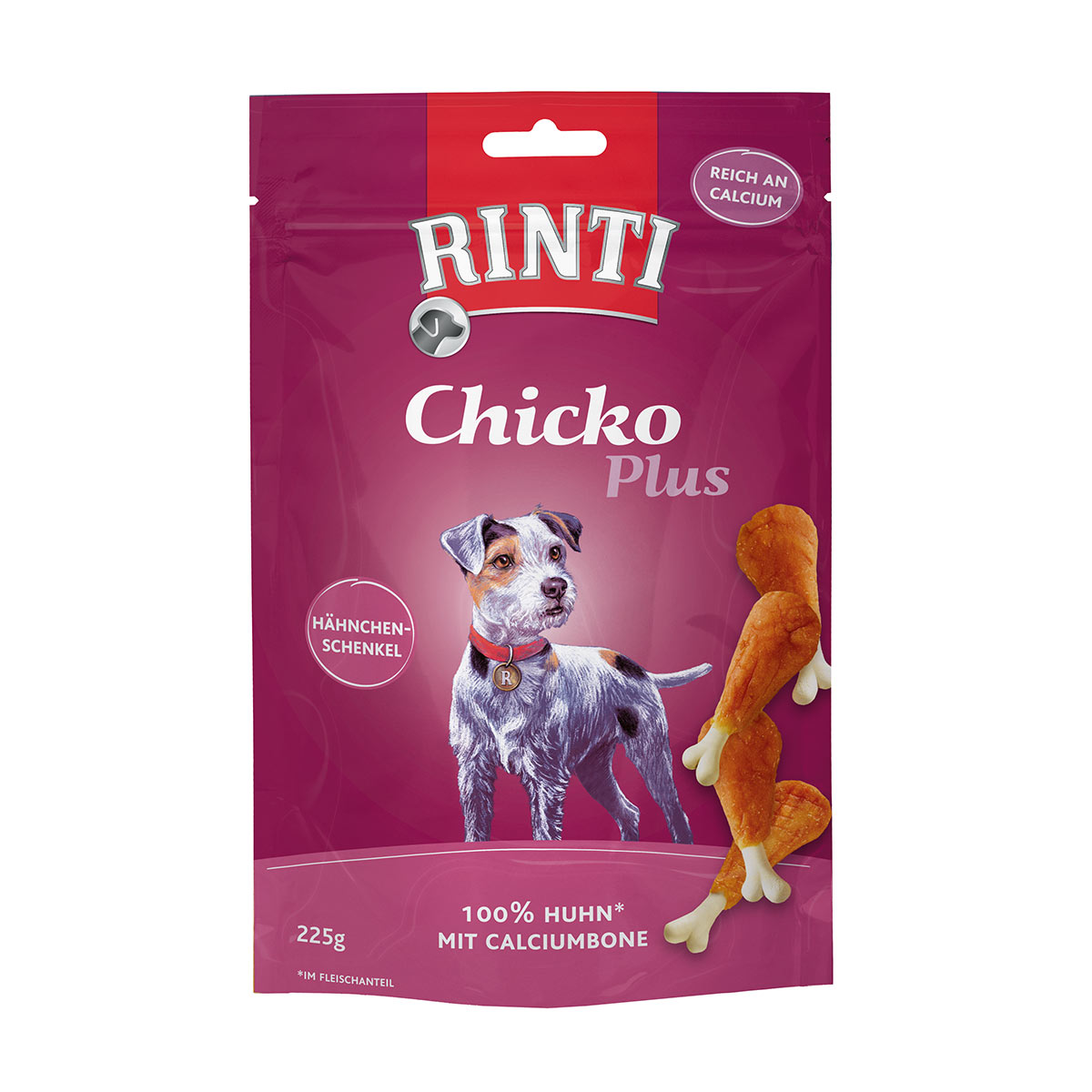 Levně RINTI Chicko Plus, Kuřecí stehýnka 3 × 225 g