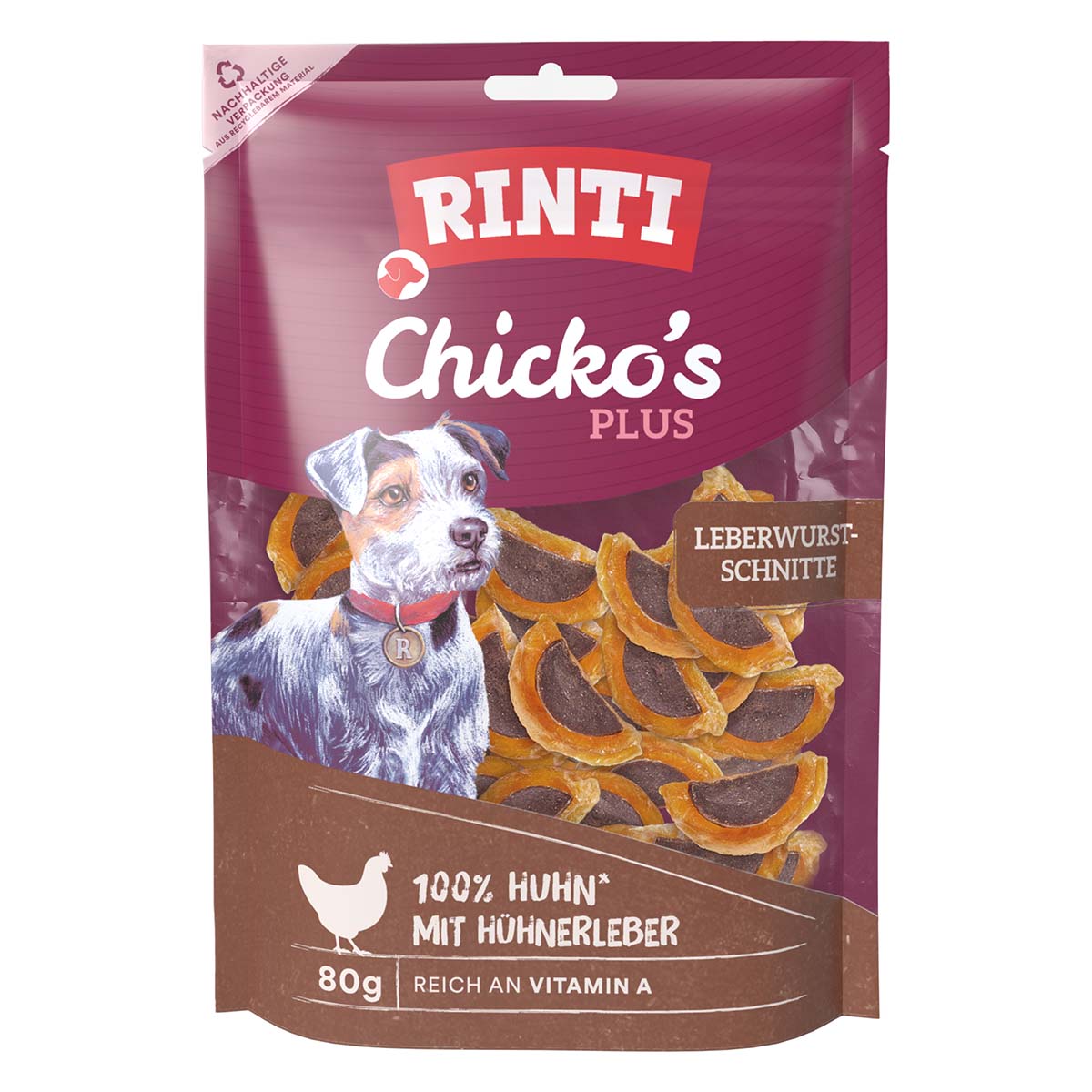 RINTI Chicko Plus Leberwurstschnitten