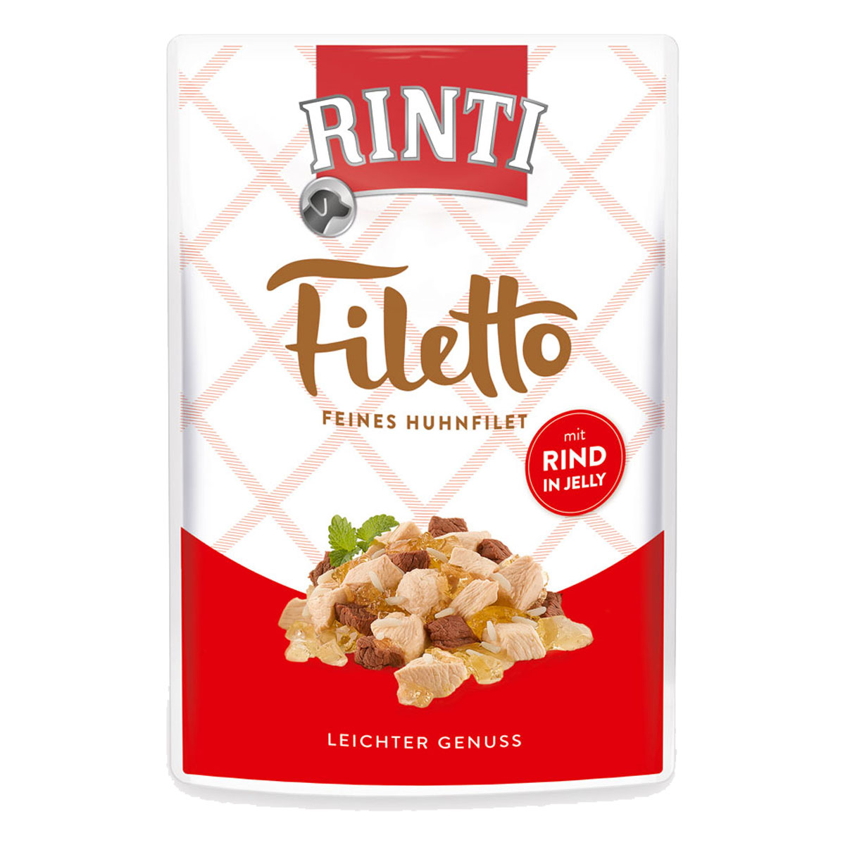 Levně Rinti Filetto s kuřecím a hovězím masem v želé 24 × 100 g