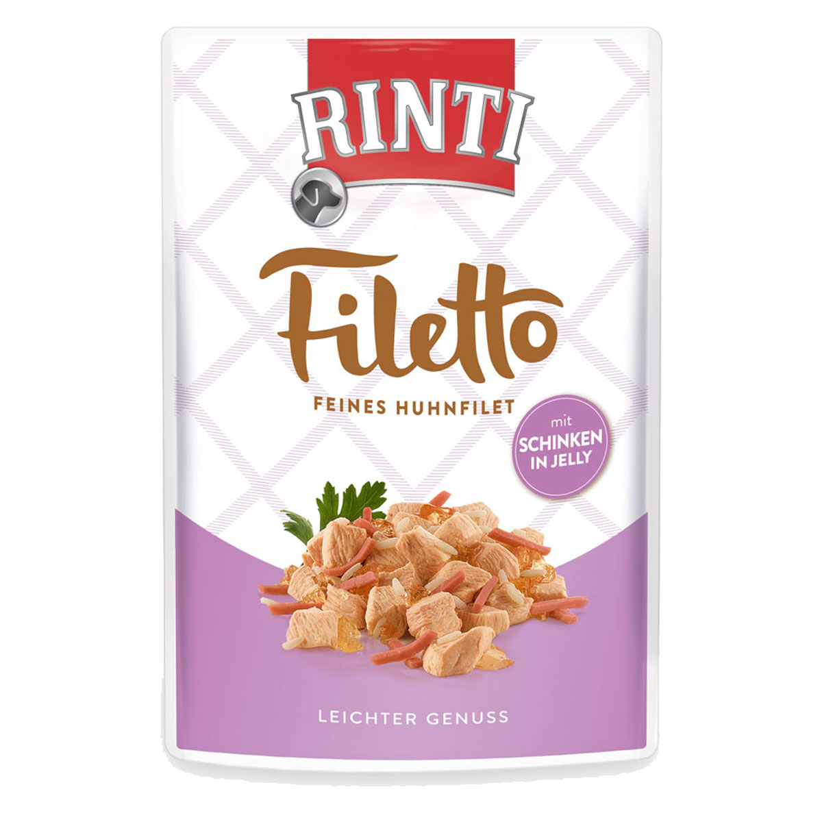 Rinti Filetto s kuřecím masem a šunkou v želé 24 × 100 g