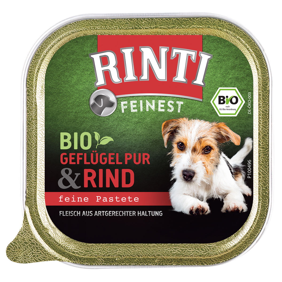 Levně Rinti Feinest Bio Pur s drůbežím a hovězím masem 11 × 150 g