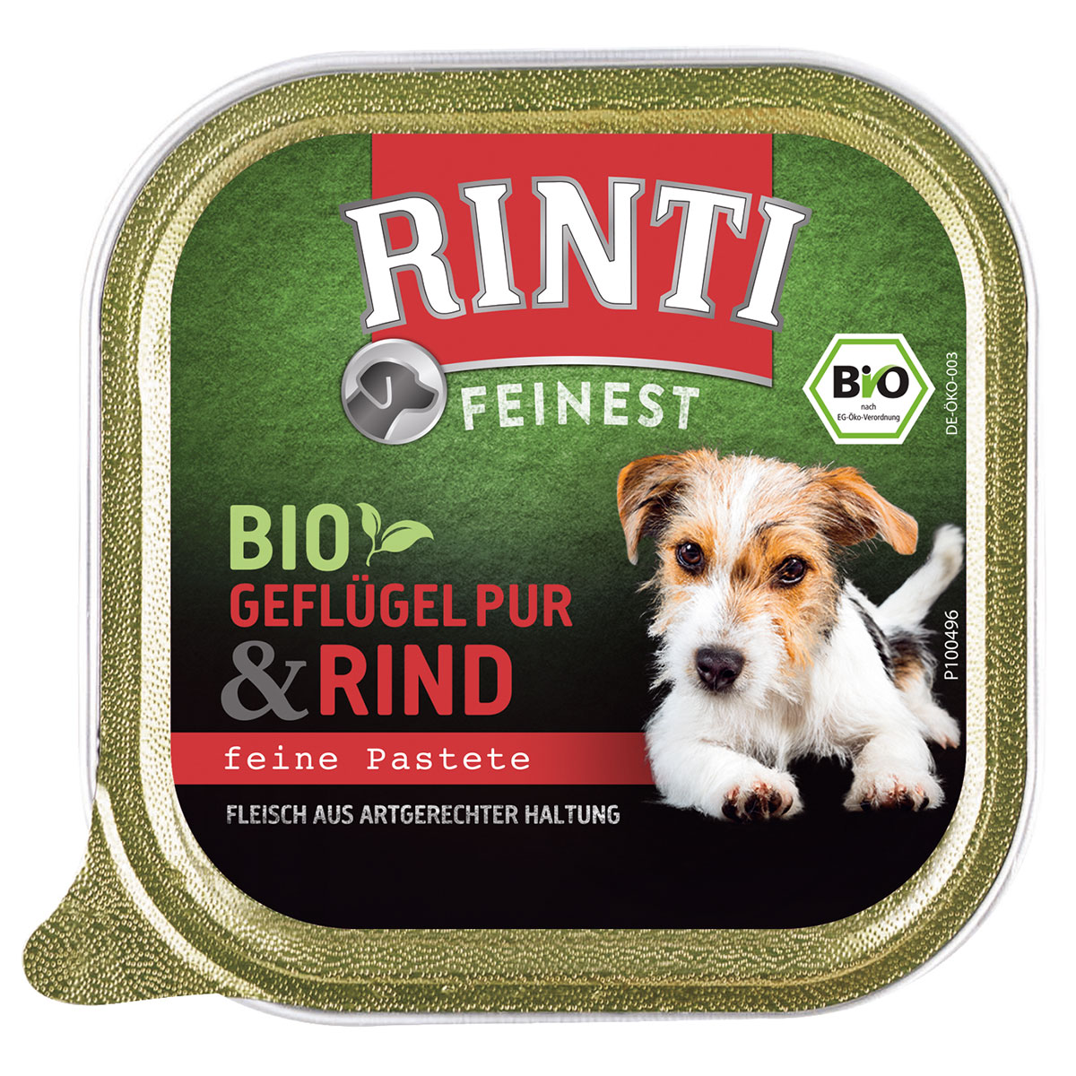 Rinti Feinest Bio Pur s drůbežím a hovězím masem 11 × 150 g