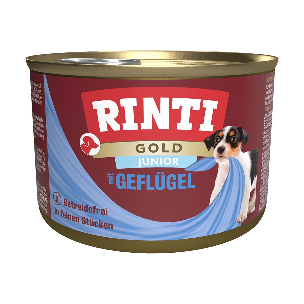 Levně Rinti Gold Junior s jemnými kousky drůbežího masa 12 × 185 g