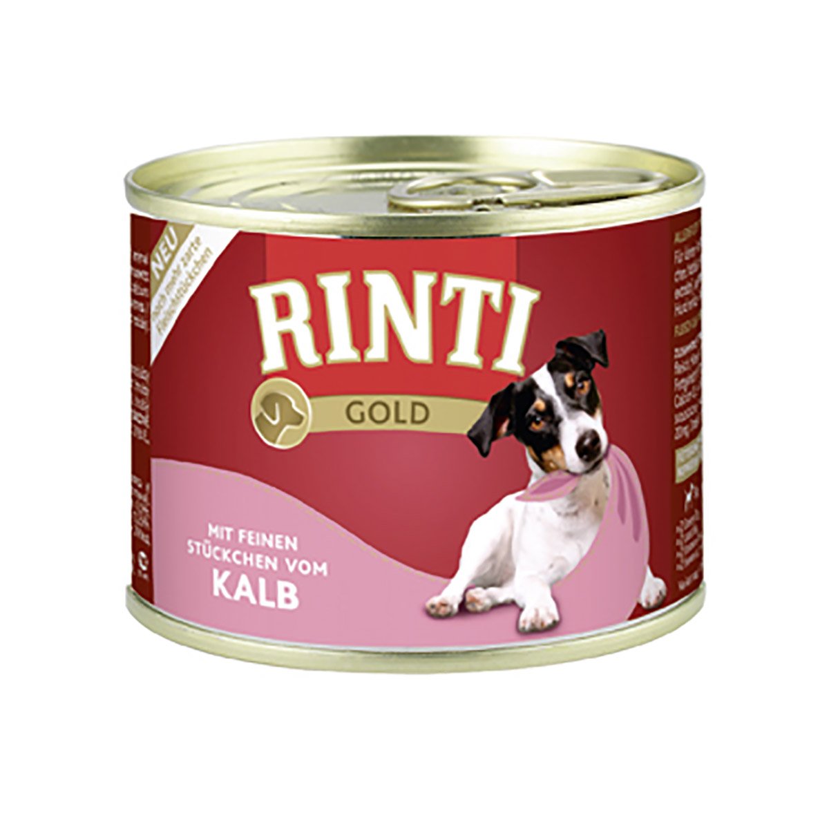 Rinti Gold s jemnými kousky telecího masa 12 × 185 g