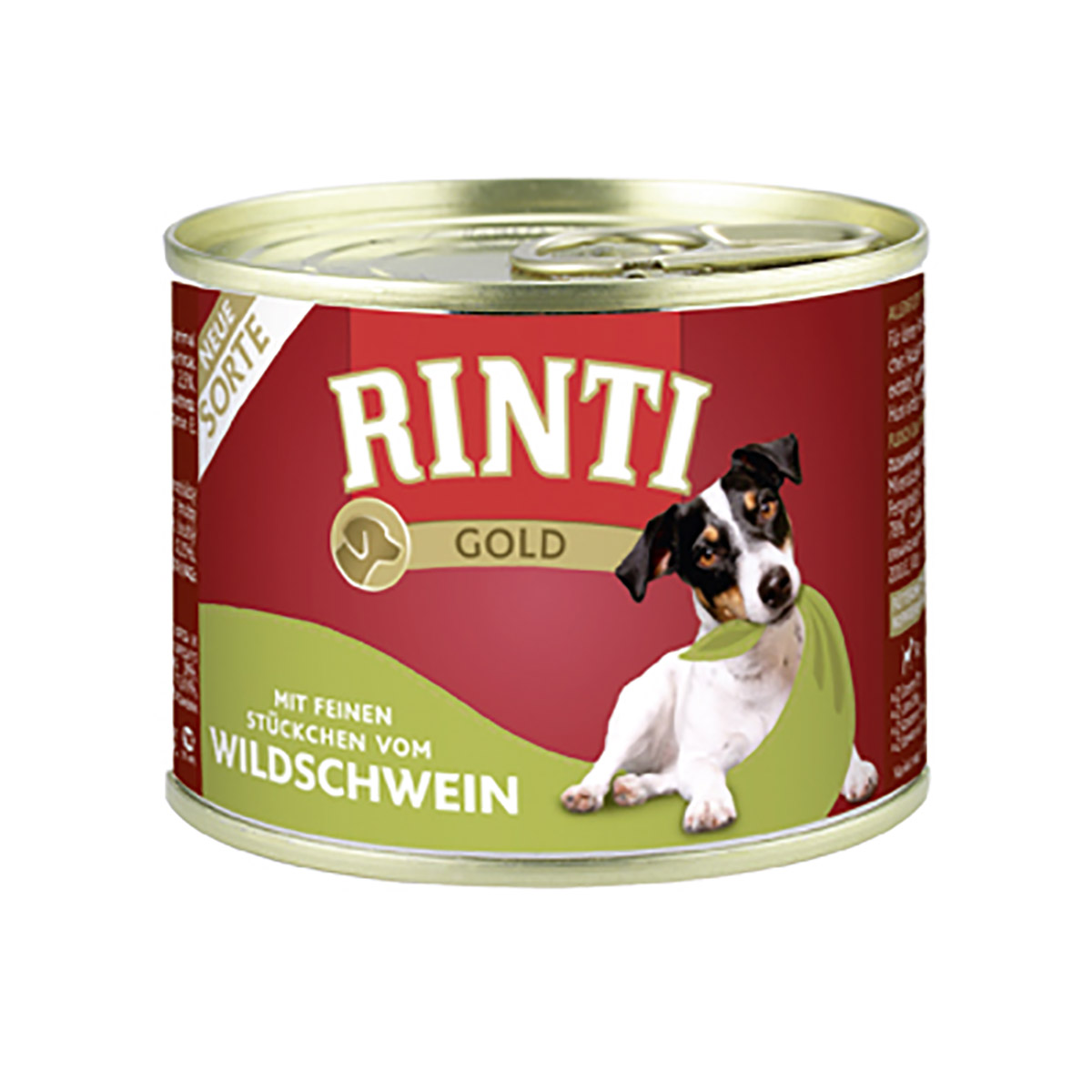 Rinti Gold s jemnými kousky kančího masa 12 × 185 g