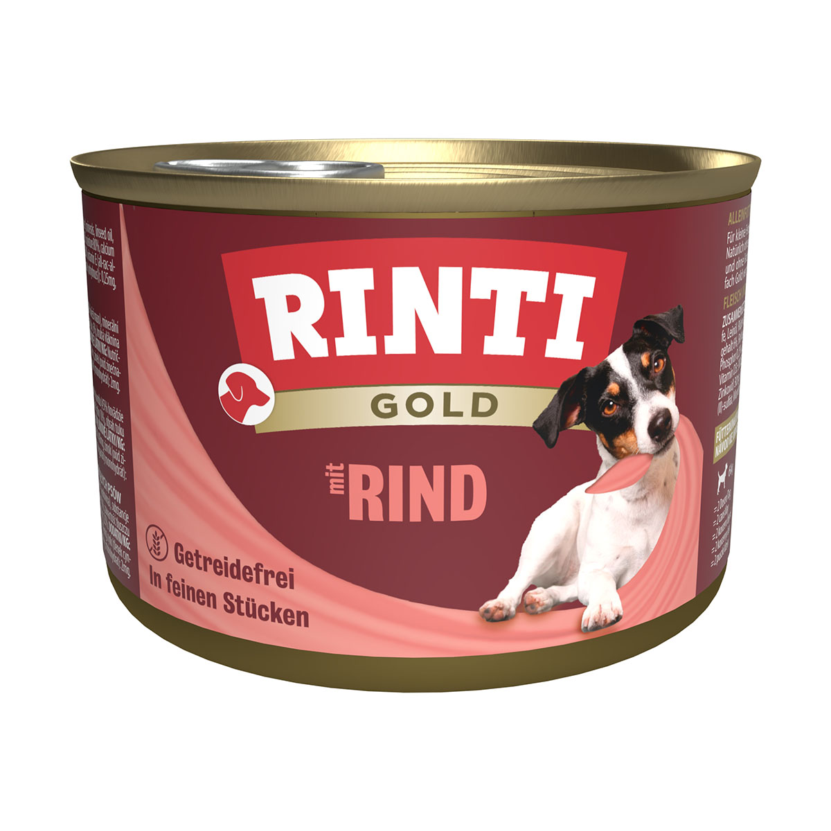 Rinti Gold s jemnými kousky hovězího masa 24 × 185 g