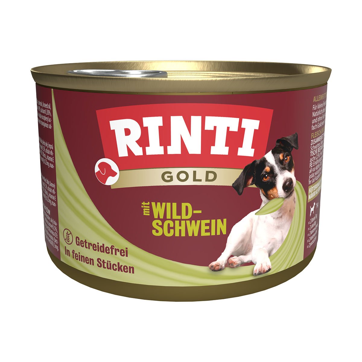 Levně Rinti Gold s jemnými kousky kančího masa 12 × 185 g