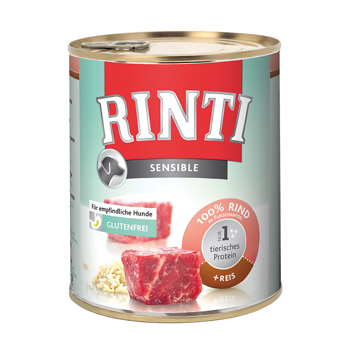 Rinti Sensible hovězí a rýže 12 × 800 g